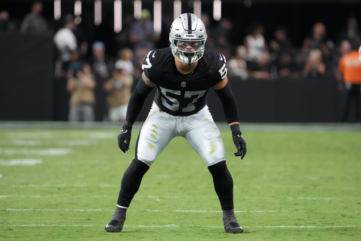 Drake Thomas led Las Vegas with 20 tackles during the preseason, but it wasn't enough to make the team, allowing Seattle to claim him off waivers.